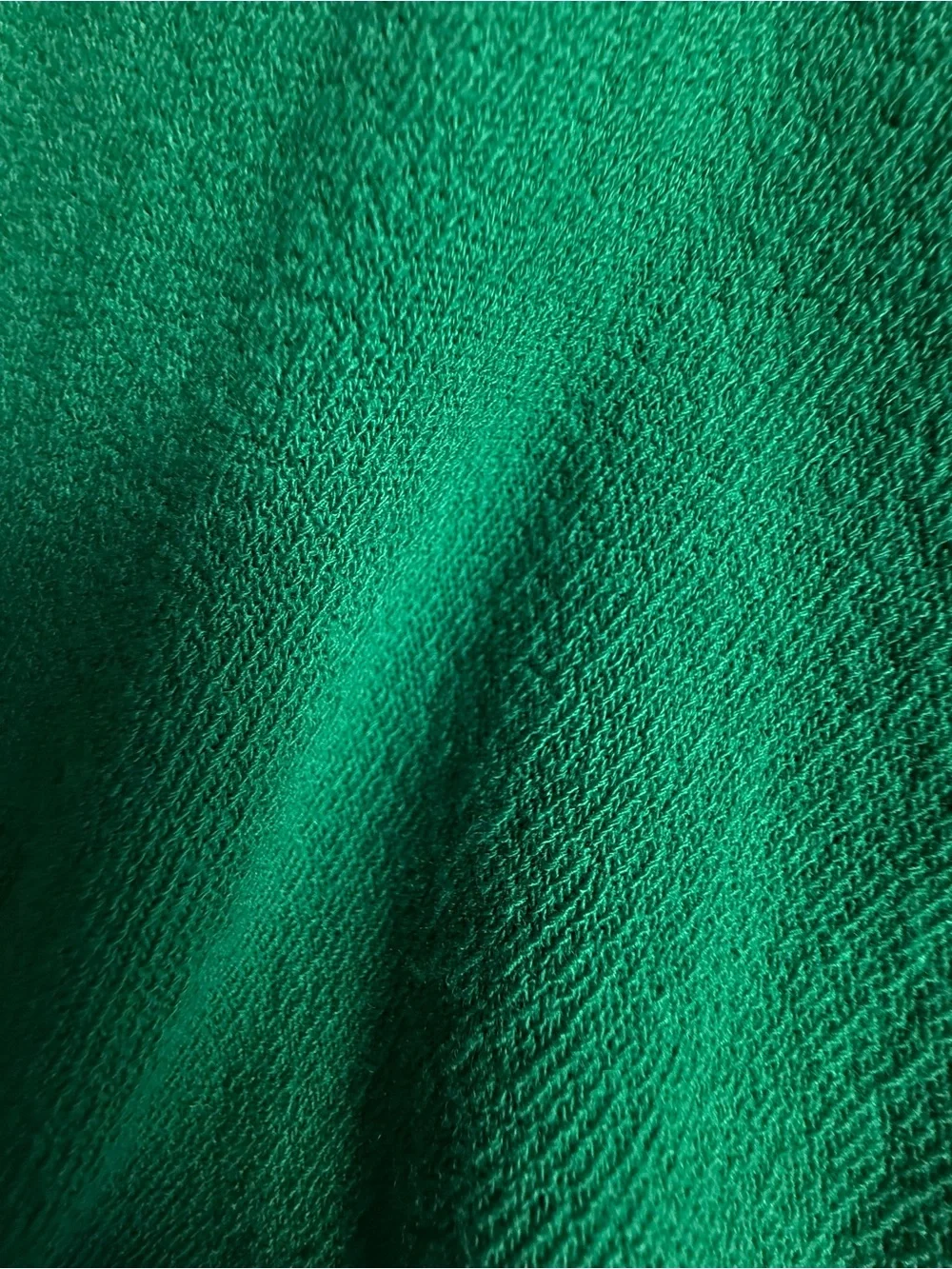 Charlotte Avery Kelly Green Collared Dress White Collar Crepe Hacci Pockets